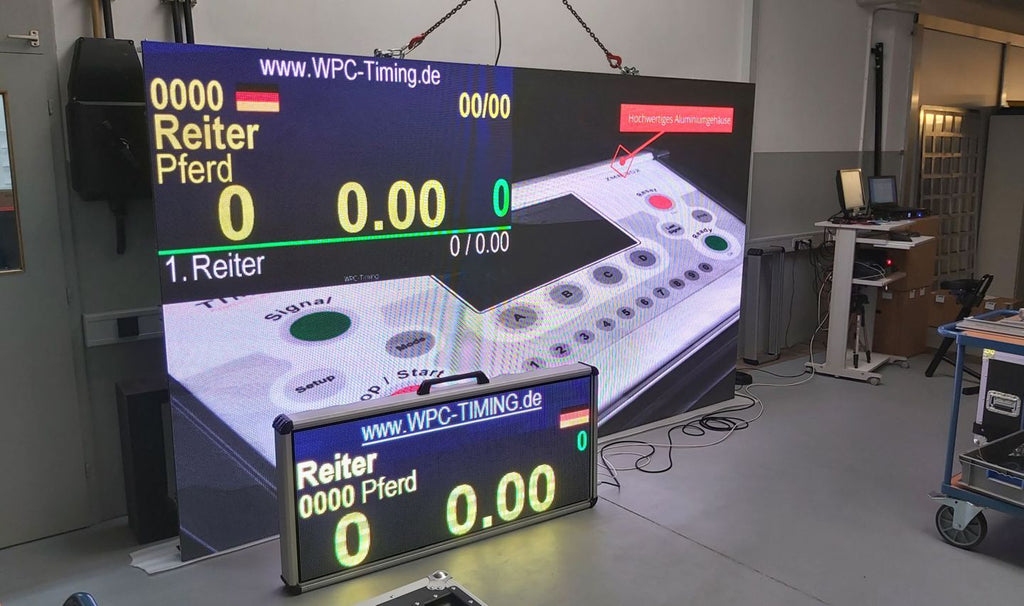 WPC timing full color LED video wall P3.91 outdoor