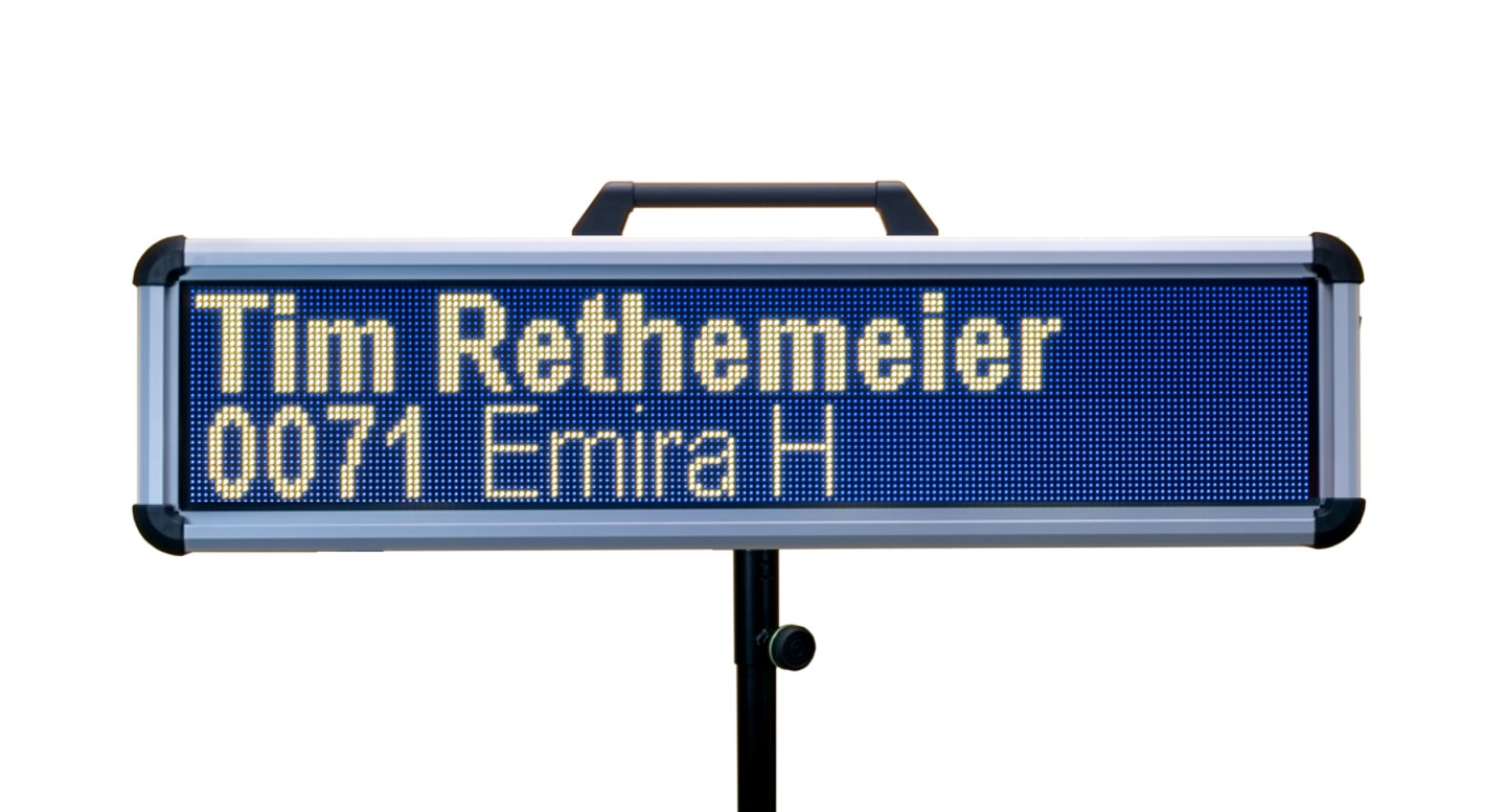 WPC-Timing Vollfarb LED Anzeige