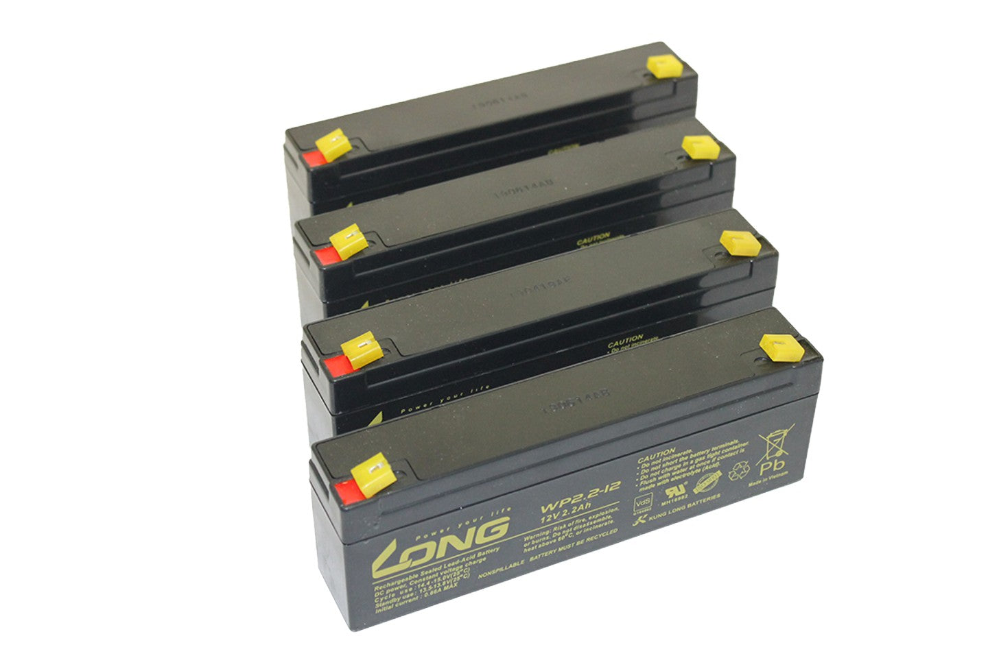 PARCOURS CONTROL replacement battery / lead battery 12V / 2.2Ah