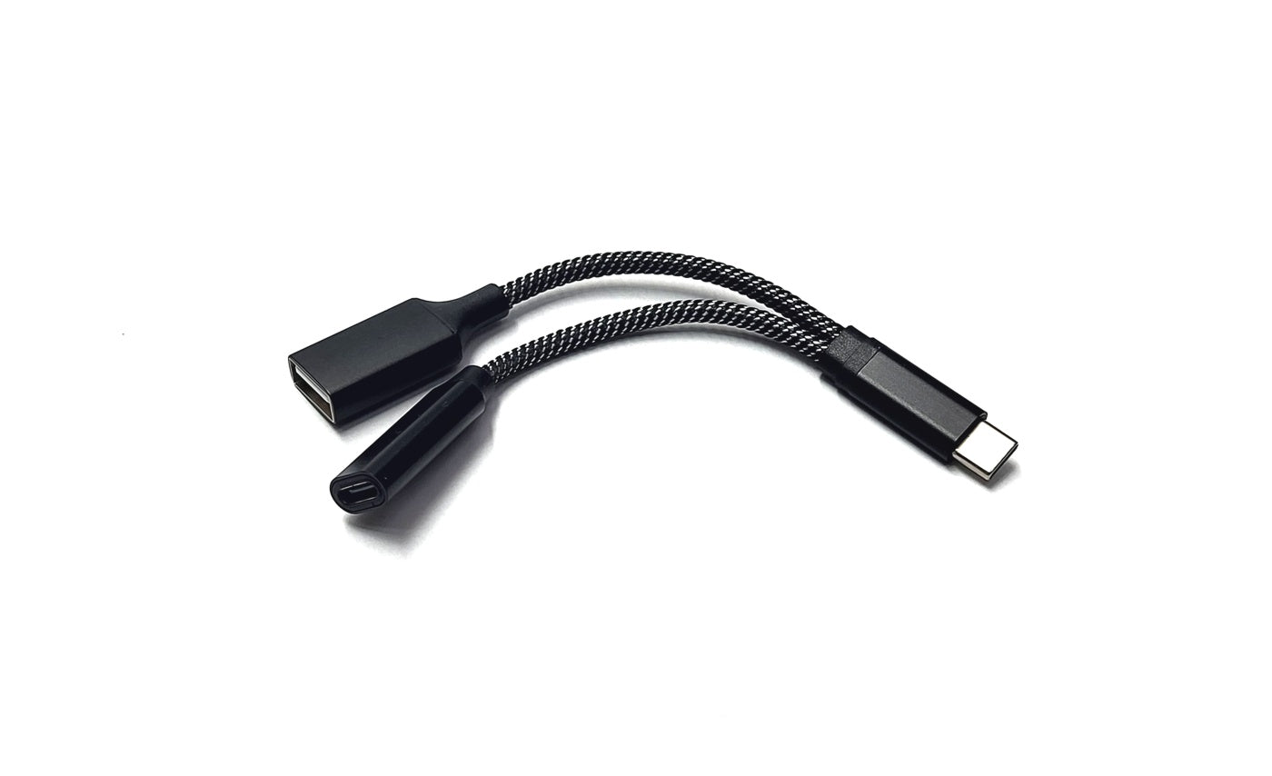 USB-C OTG Phone Adapter USB-C 2.0 with Charging Port